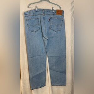 Levi's Men’s 505 Relaxed Fit Light Blue Jeans 40x30